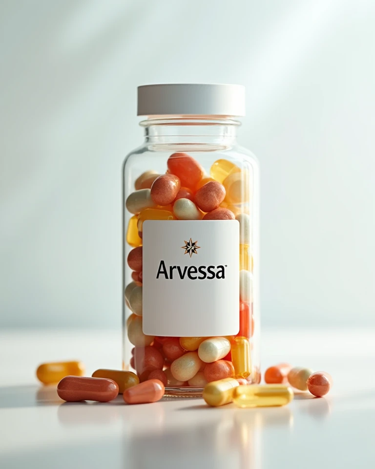Arvessa supplement bottle